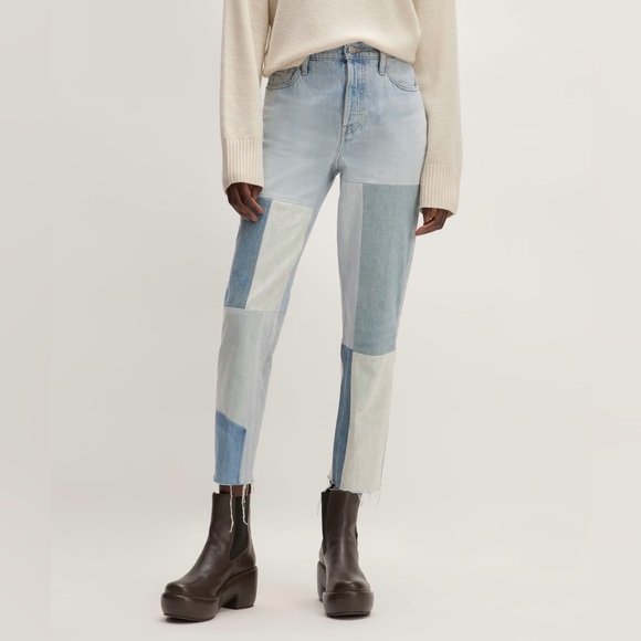 Everlane 90s Patchwork Denim Jeans - Picture 3 of 10